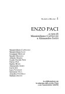 A trent'anni dalla scomparsa di Enzo Paci